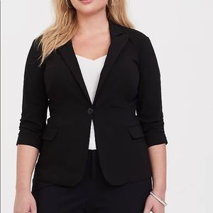 Torrid Black Stretch Blazer Size 2
